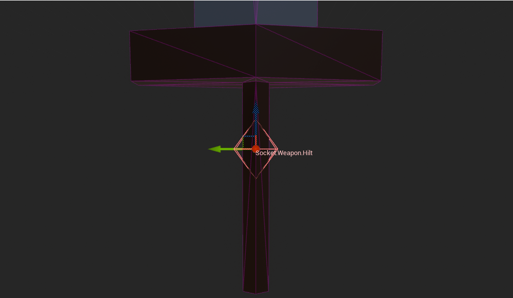 Static mesh socket example